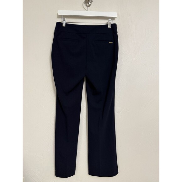 Anne Klein Women’s Size 2 Navy Blue Dress Pants Trousers Work Career Gold Accent - Picture 5 of 9